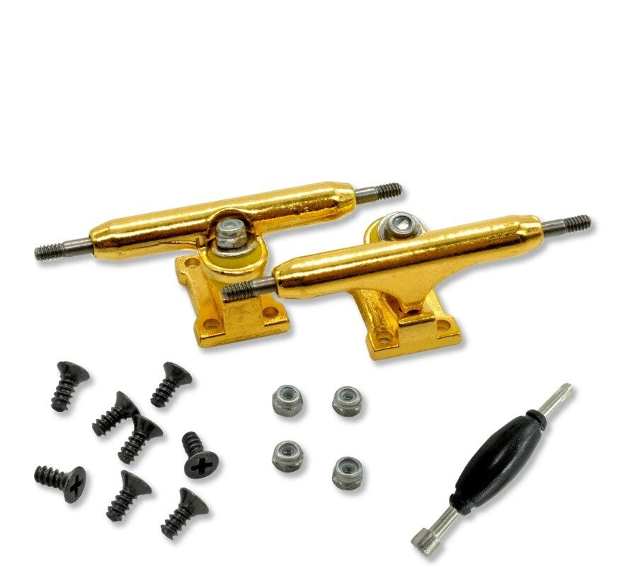 Single Axle 3.0 Pro Trucks Dorado 34mm – trucks fingerboard Uruguay – URUFBSHOP