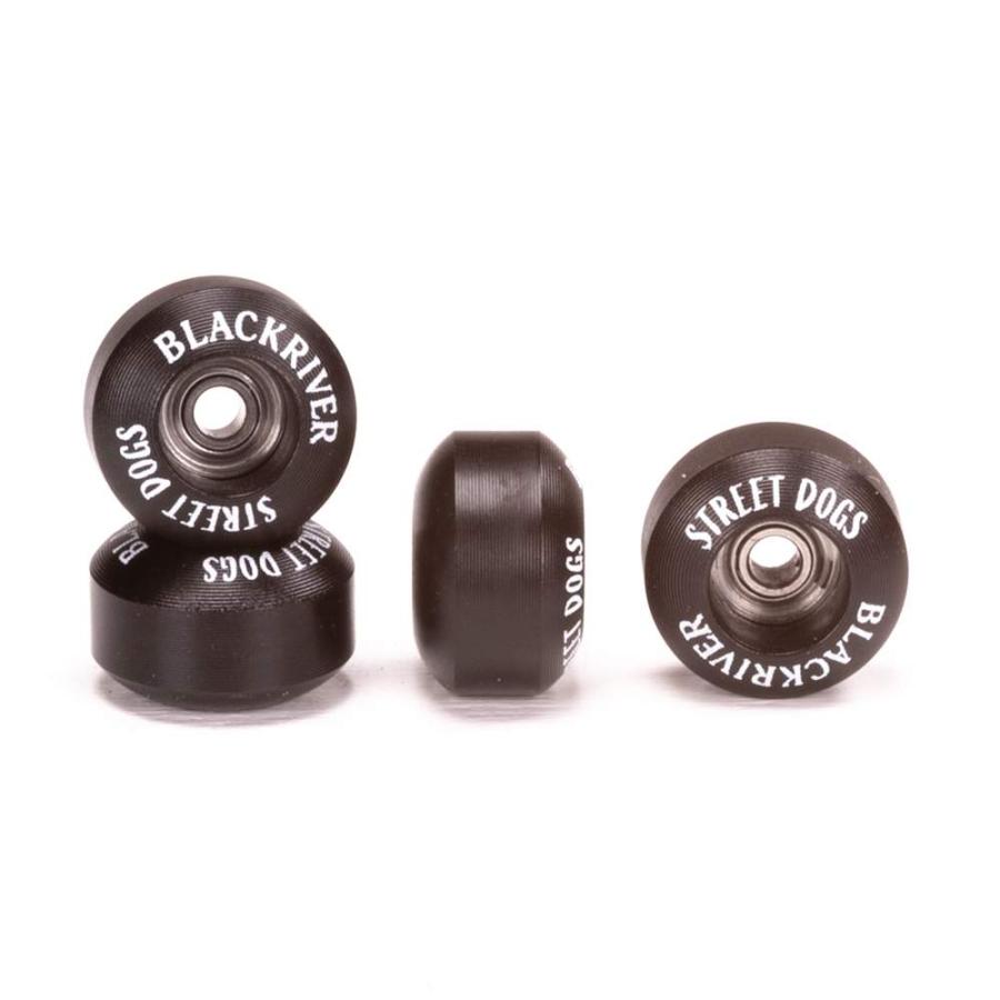 Blackriver Street Dogs Wheels Black White – ruedas fingerboard Blackriver Uruguay – URUFBSHOP