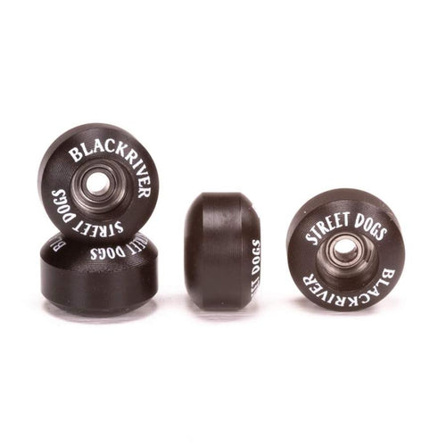 Blackriver Street Dogs Wheels Black White – ruedas fingerboard Blackriver Uruguay – URUFBSHOP