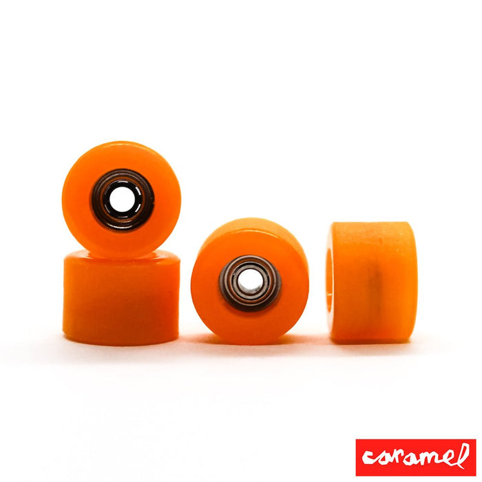 Ruedas Caramel Naranja 7mm 70D – ruedas fingerboard Caramel Uruguay – URUFBSHOP