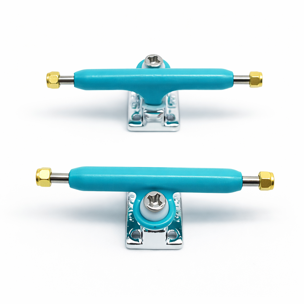 Truck PRO V3 kingpin invertido Turquesa – trucks fingerboard URUFBS Uruguay – URUFBSHOP