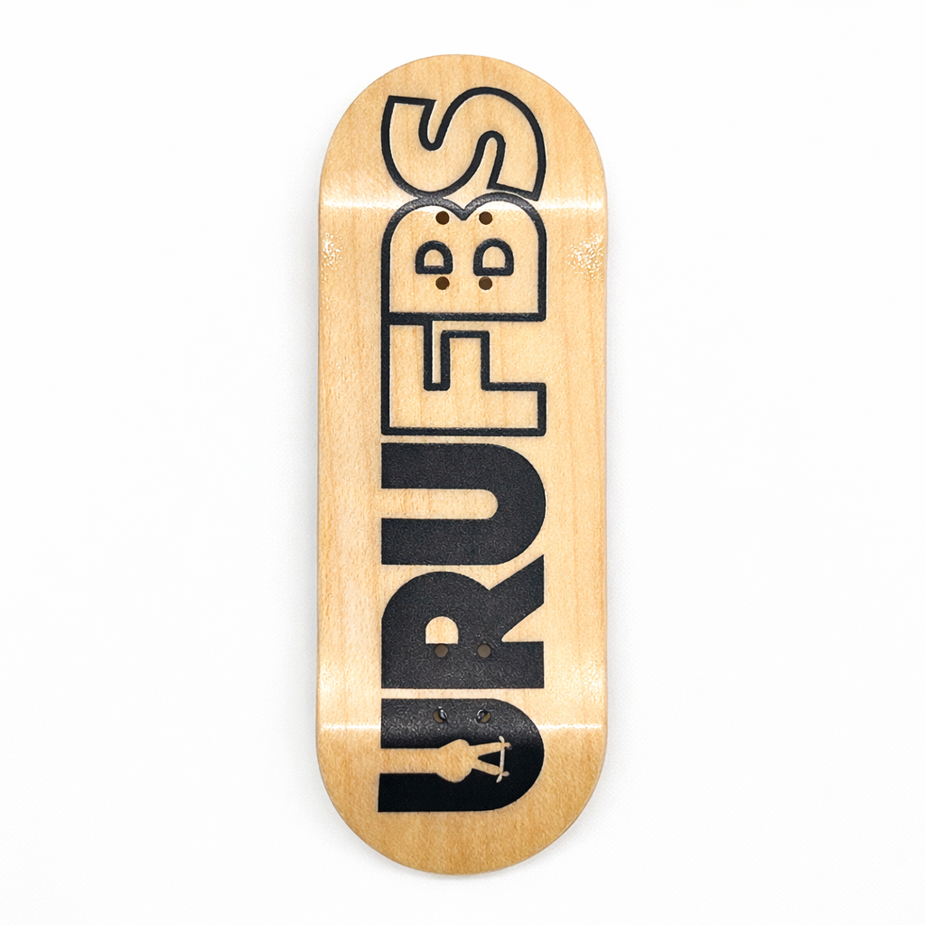 Deck fingerboard URUFBS Standar Logo Wood 34mm – tabla fingerboard Uruguay – URUFBSHOP