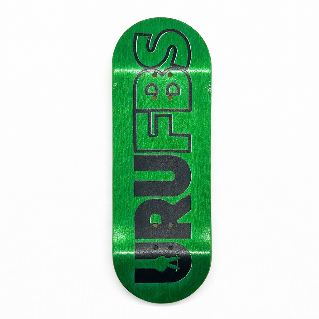 Deck fingerboard URUFBS Standar Logo Green 34mm – tabla fingerboard Uruguay – URUFBSHOP