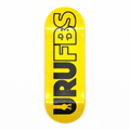 Deck fingerboard URUFBS Standar Logo Yellow 34mm – tabla fingerboard Uruguay – URUFBSHOP