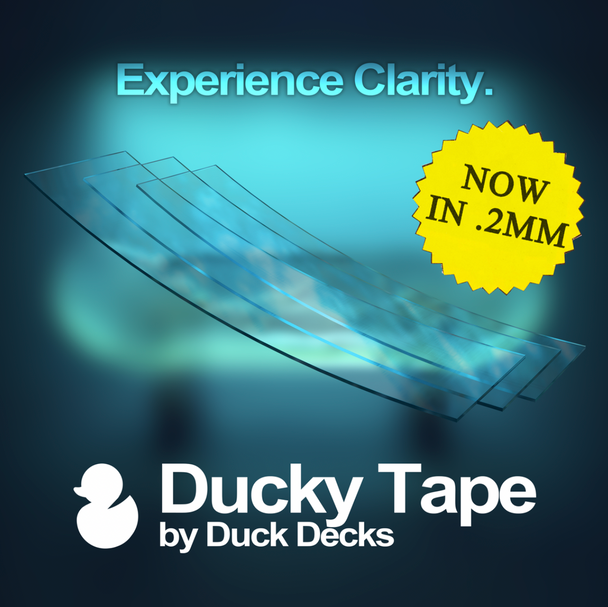 Ducky Tape Transparente Pack x3 vista 3 – tape fingerboard Uruguay – URUFBSHOP