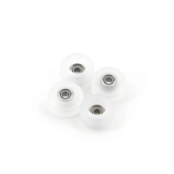 FlatFace G8 Frosted Clear Wheels vista 1 – ruedas fingerboard FlatFace Uruguay – URUFBSHOP