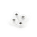 FlatFace G8 Frosted Clear Wheels vista 1 – ruedas fingerboard FlatFace Uruguay – URUFBSHOP