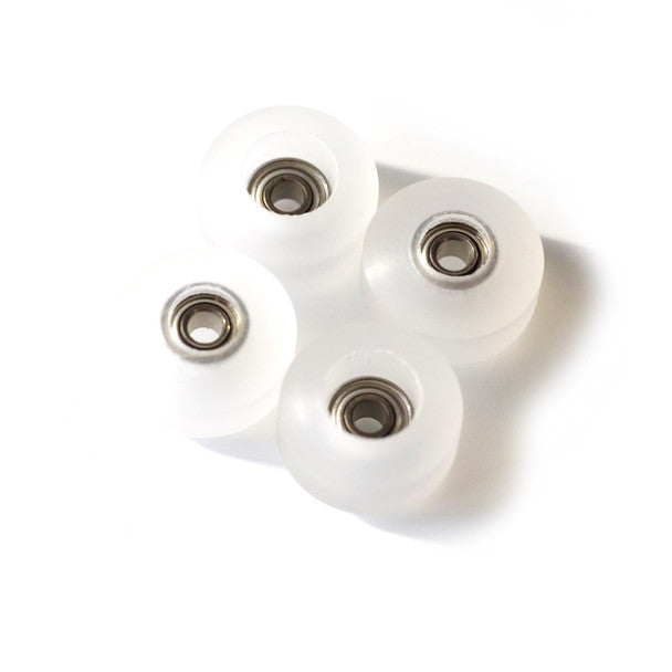 FlatFace G8 Frosted Clear Wheels vista 4 – ruedas fingerboard FlatFace Uruguay – URUFBSHOP
