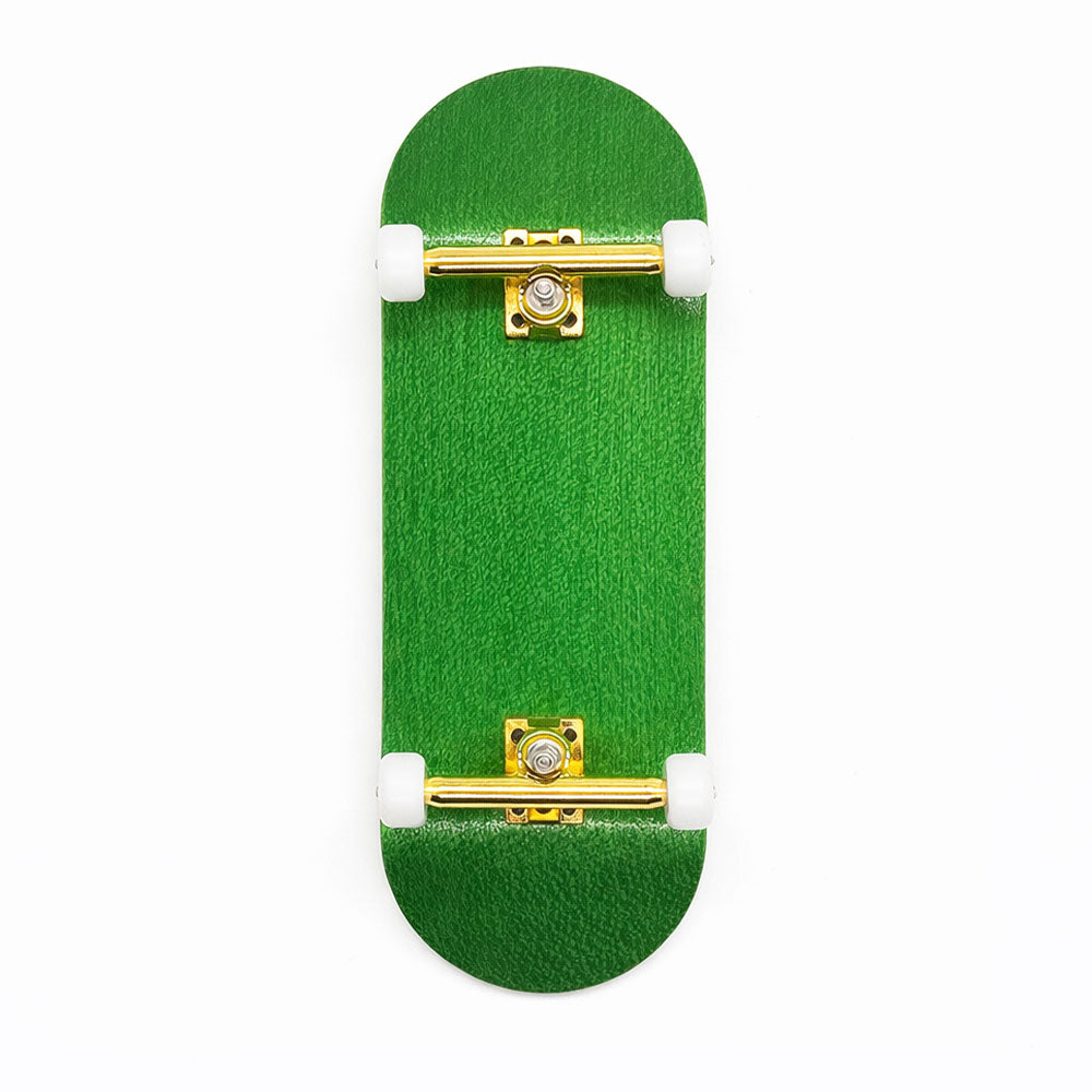 Fingerboard completo starter Basic Verde 34mm – skate dedos Uruguay – URUFBSHOP