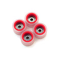 FlatFace Dual Durometer Wheels Red Clear – ruedas fingerboard FlatFace Uruguay – URUFBSHOP
