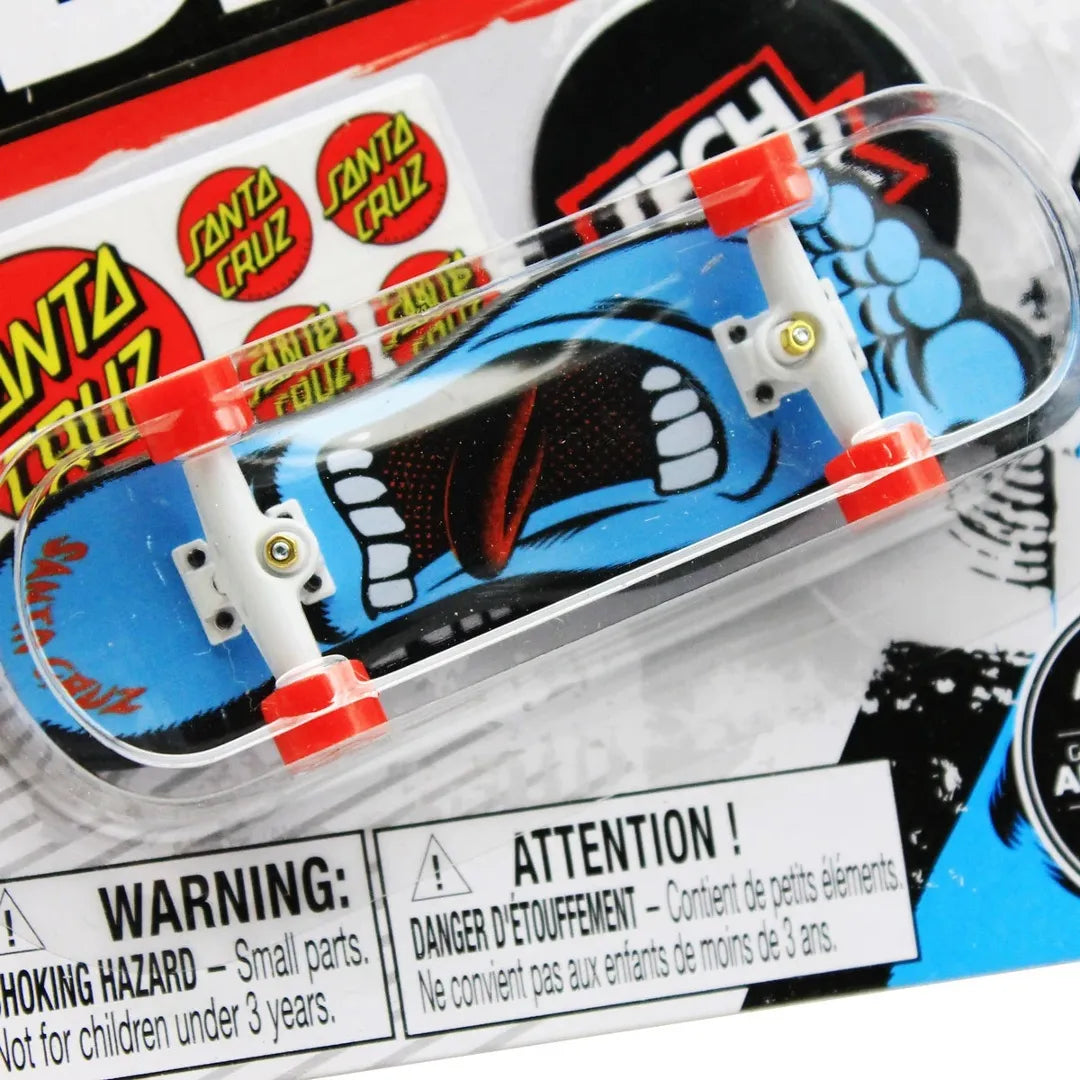 Tech Deck Santa Cruz Foot Rare fingerboard completo detalle gráfico – tech deck Uruguay – URUFBSHOP