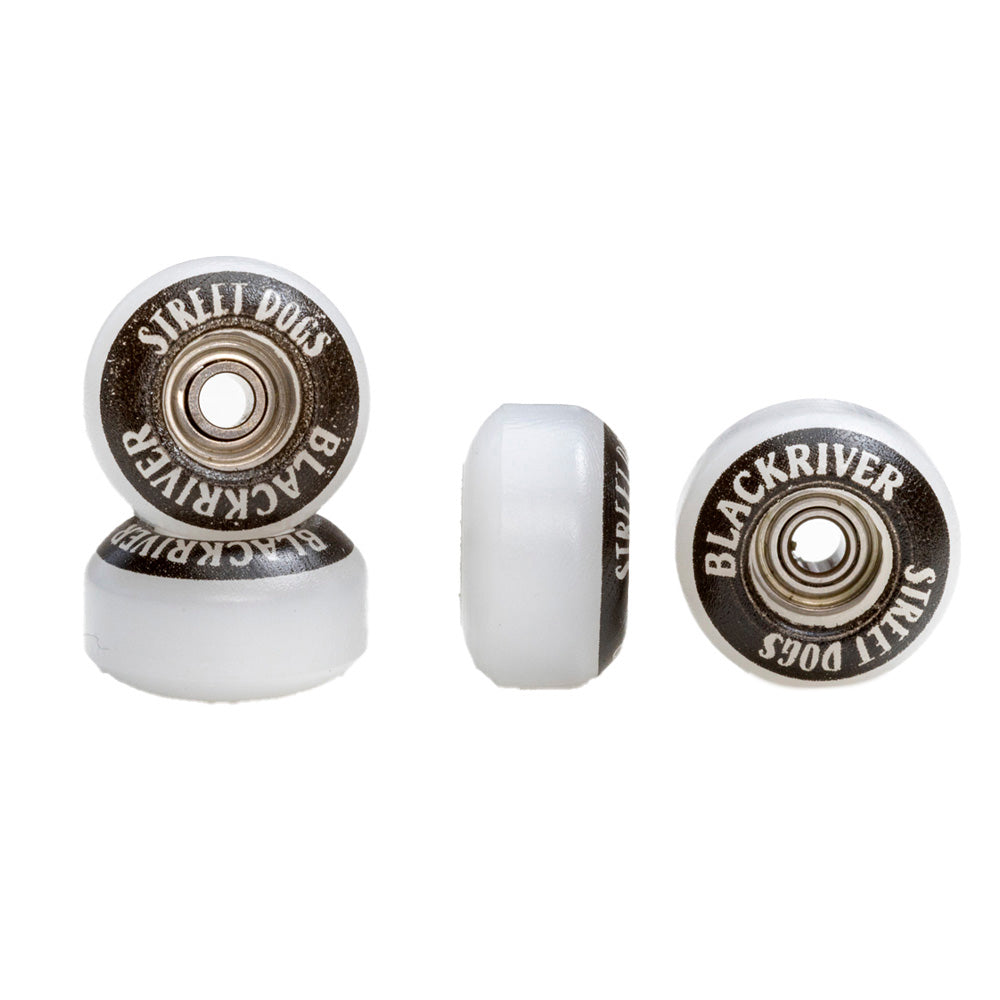 Blackriver Street Dogs Wheels Black vista 1 – ruedas fingerboard Blackriver Uruguay – URUFBSHOP