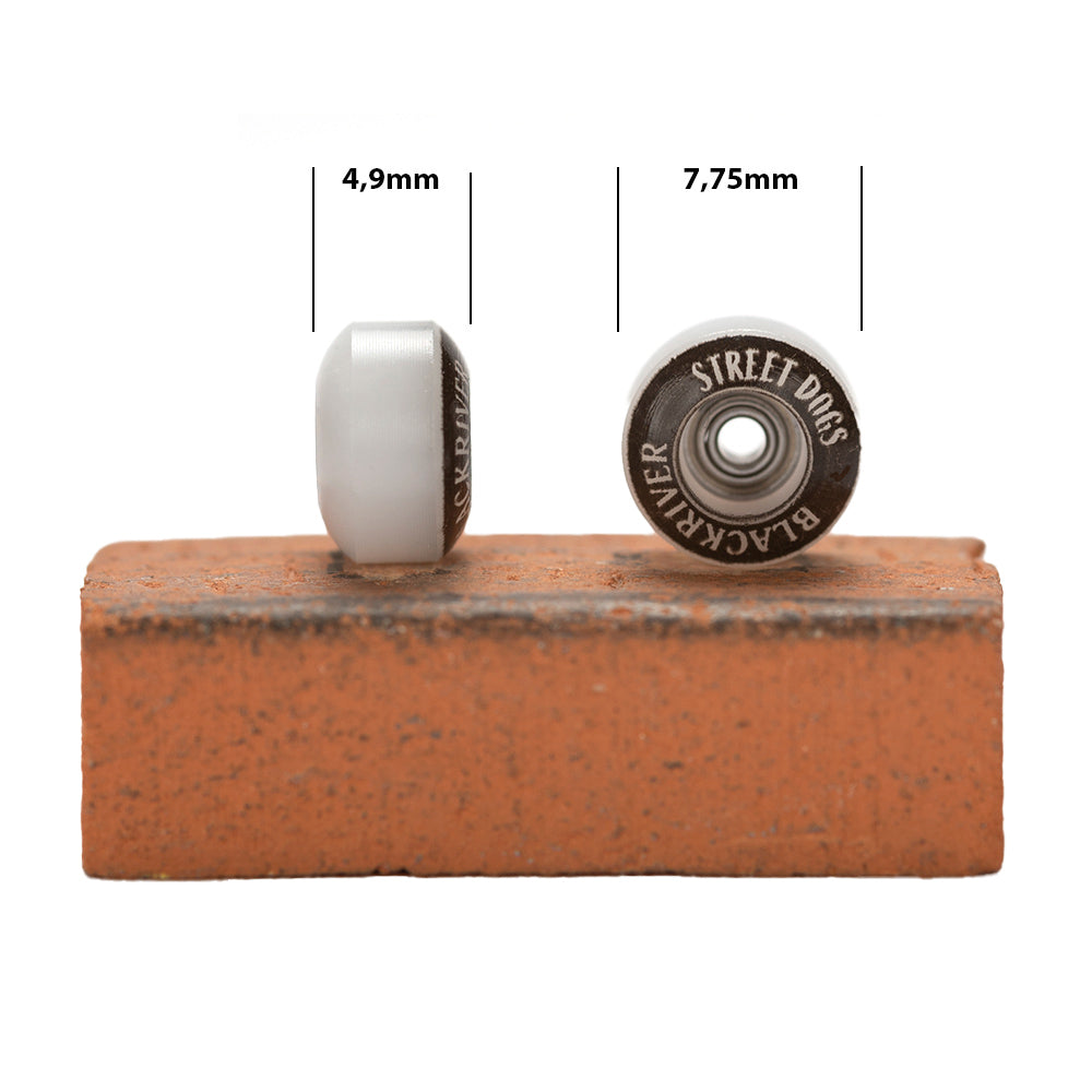 Blackriver Street Dogs Wheels Black vista 2 – ruedas fingerboard Blackriver Uruguay – URUFBSHOP