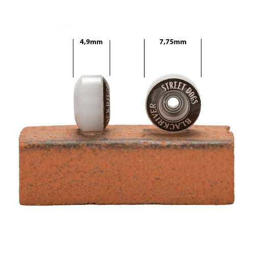 Blackriver Street Dogs Wheels Black vista 2 – ruedas fingerboard Blackriver Uruguay – URUFBSHOP