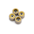 FlatFace Dual Durometer Bearing Wheels Gold Tan – ruedas fingerboard FlatFace Uruguay – URUFBSHOP