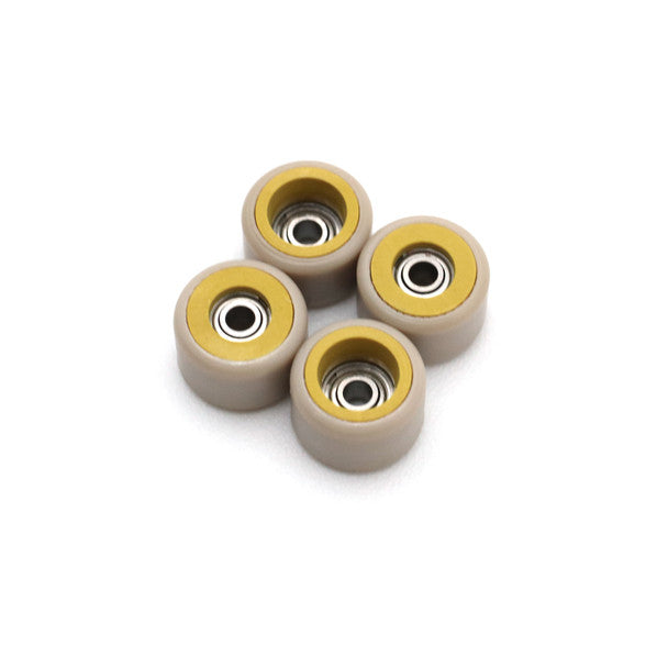 FlatFace Dual Durometer Bearing Wheels Gold Tan – ruedas fingerboard FlatFace Uruguay – URUFBSHOP