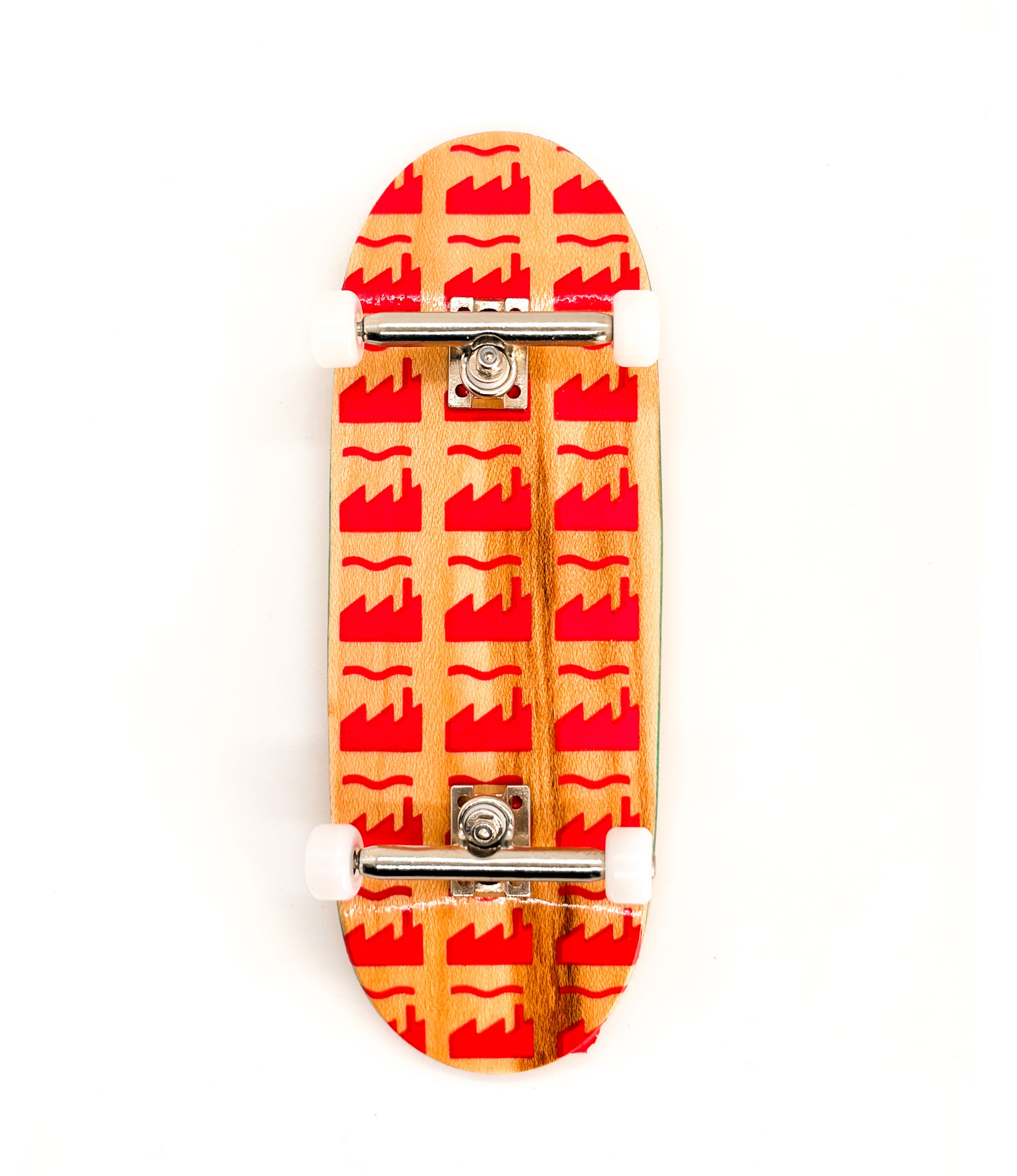 Fingerboard completo Pro Fingerindustries FABRICA maple 34mm Eggy shape – skate dedos Uruguay – URUFBSHOP